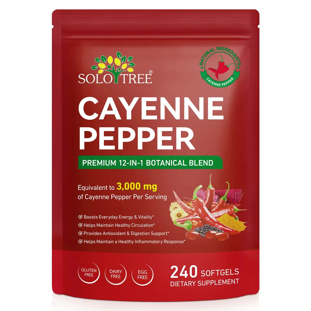 SoloTree Chili Softgels 240P