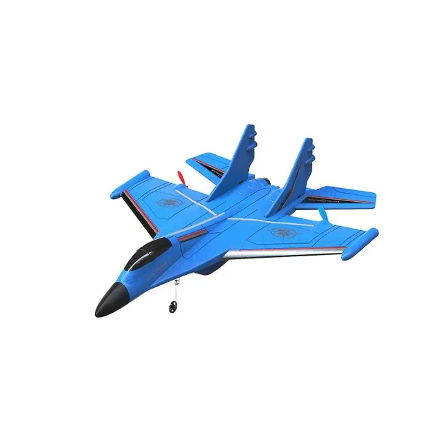 YJ-650 RC Foam Plane - Blue, Gyro-Stabilized, EPP Body, 2.4 GHz