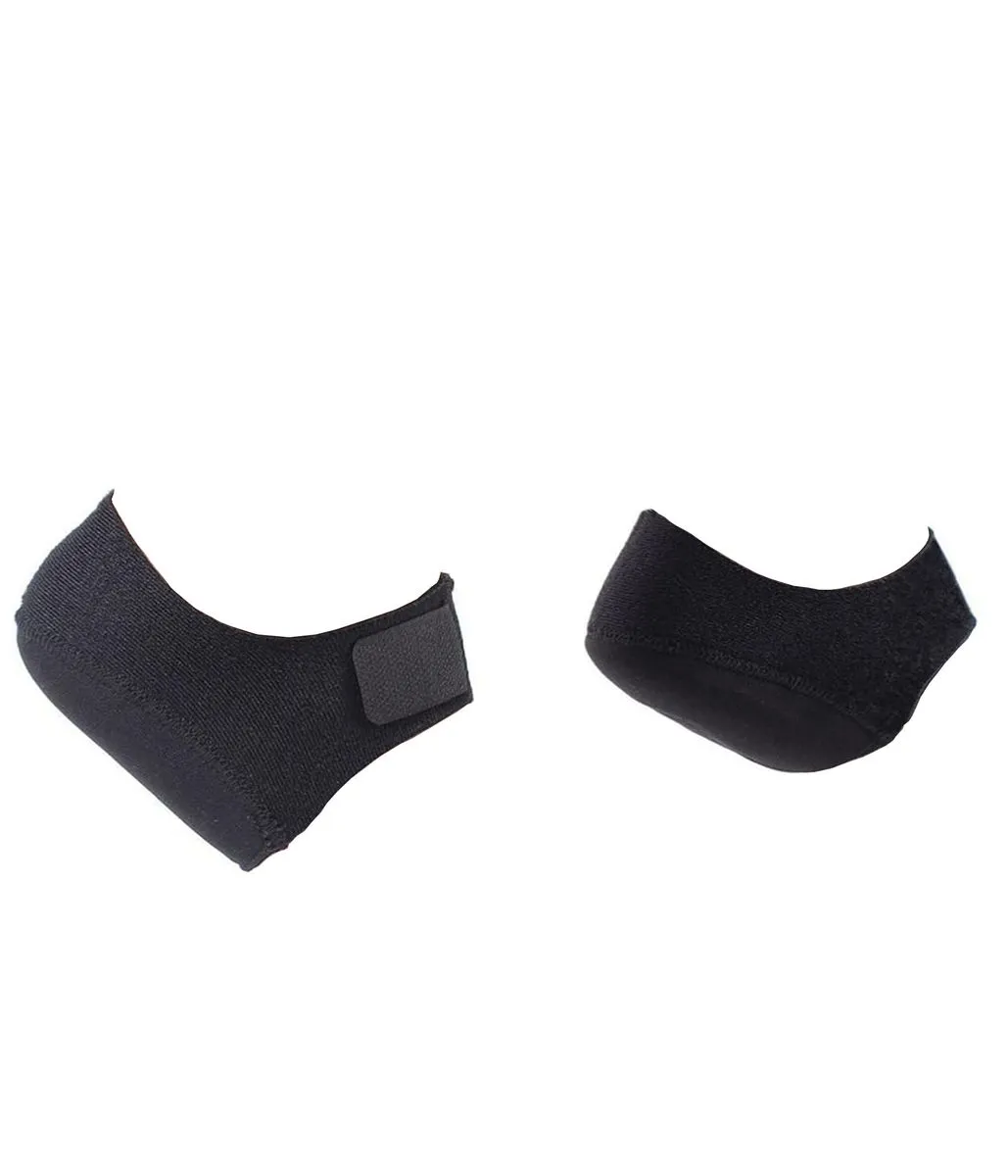 Heel Cushion Cups for Heel Pain Relief, Plantar Fasciitis,Heel Spur Support - Black