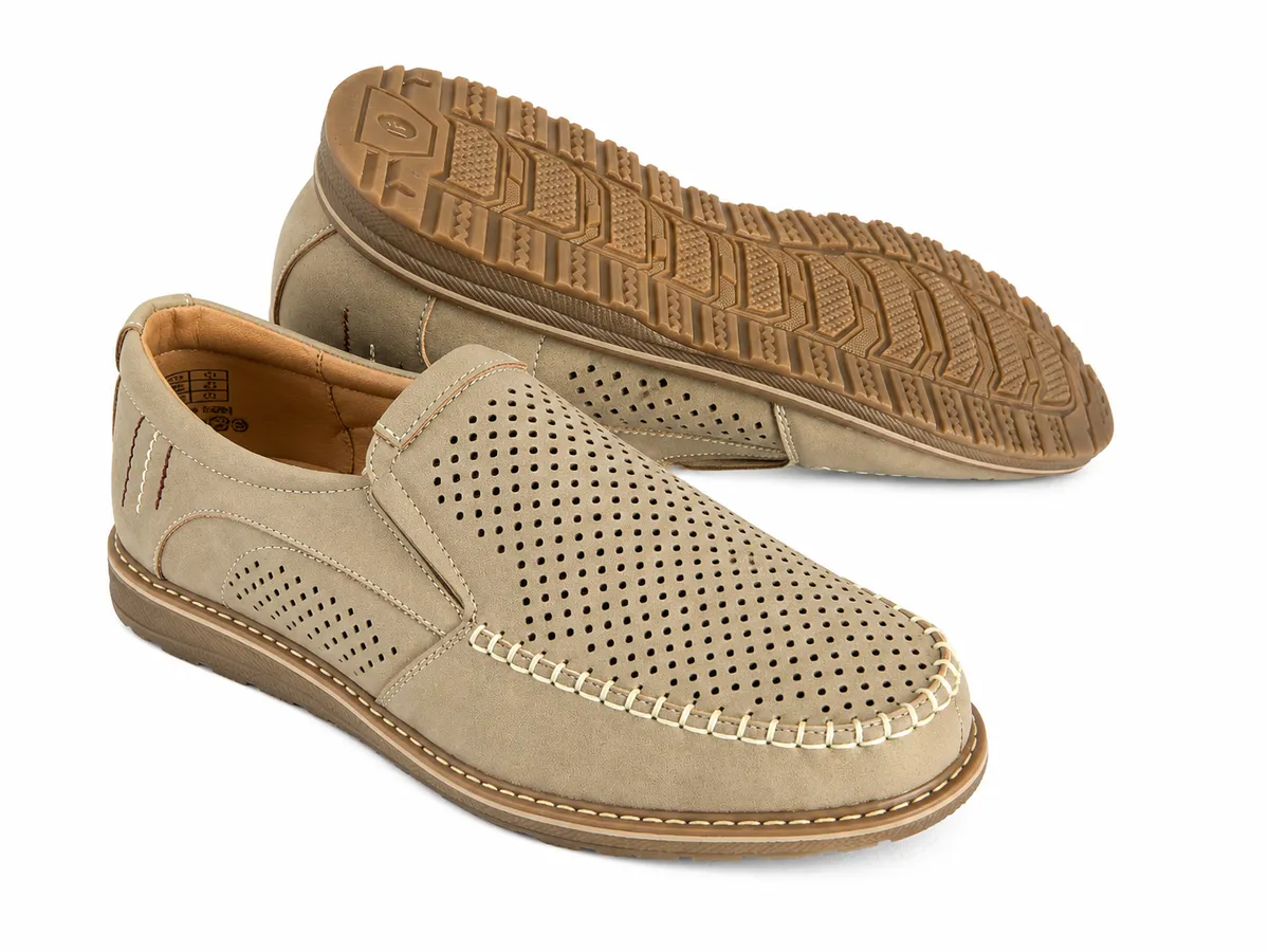 Men's Breathable Slip-On Comfort Loafers Casual Walking Shoes