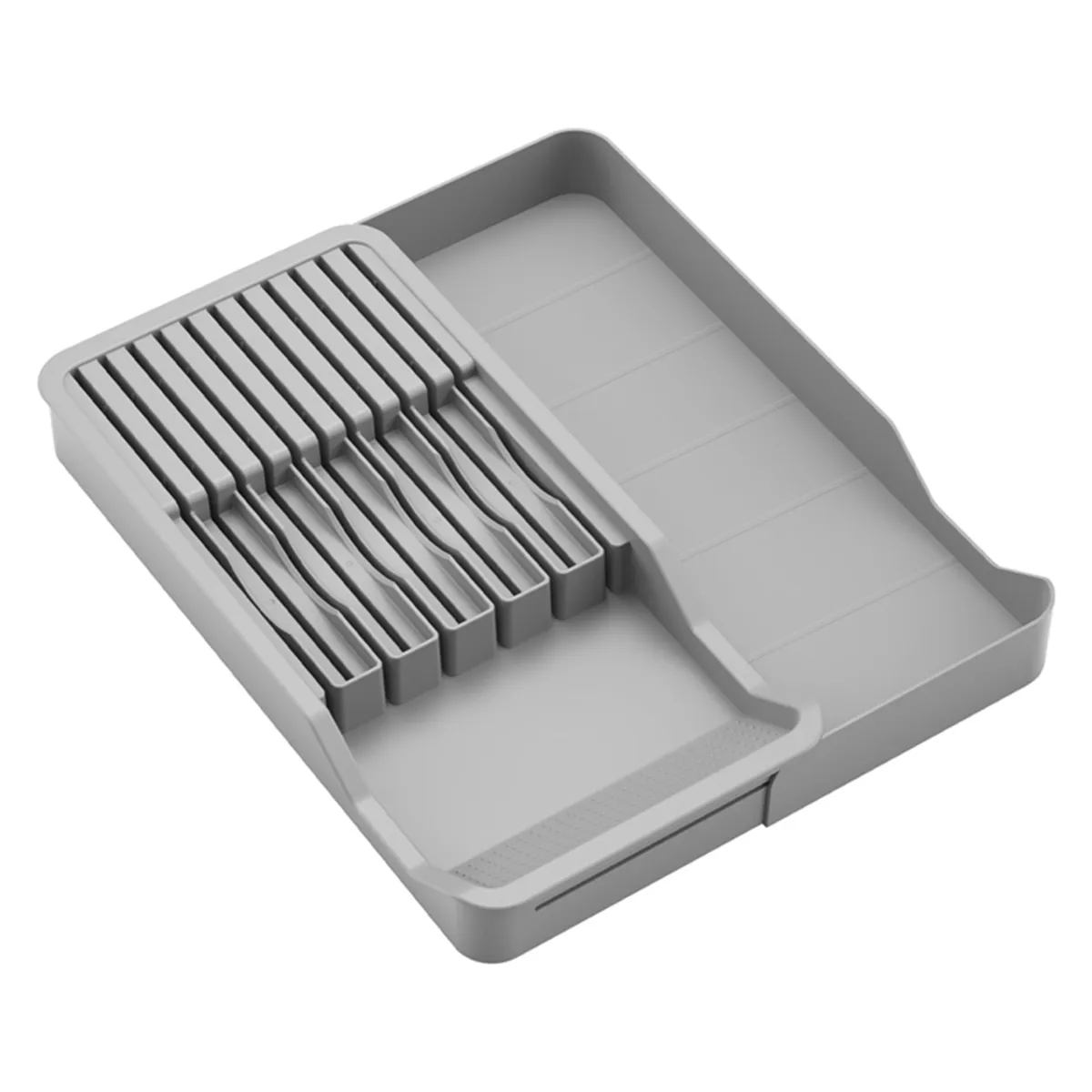Expandable Kitchen Knife Drawer Organizer Storage Tray Holder Insert