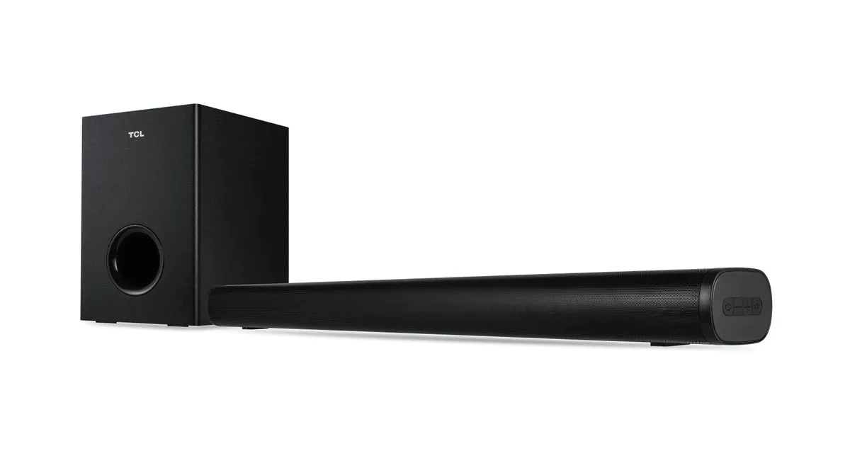 TCL 2.1CH S522W Soundbar with Wireless Subwoofer - Bluetooth and HDMI Arc