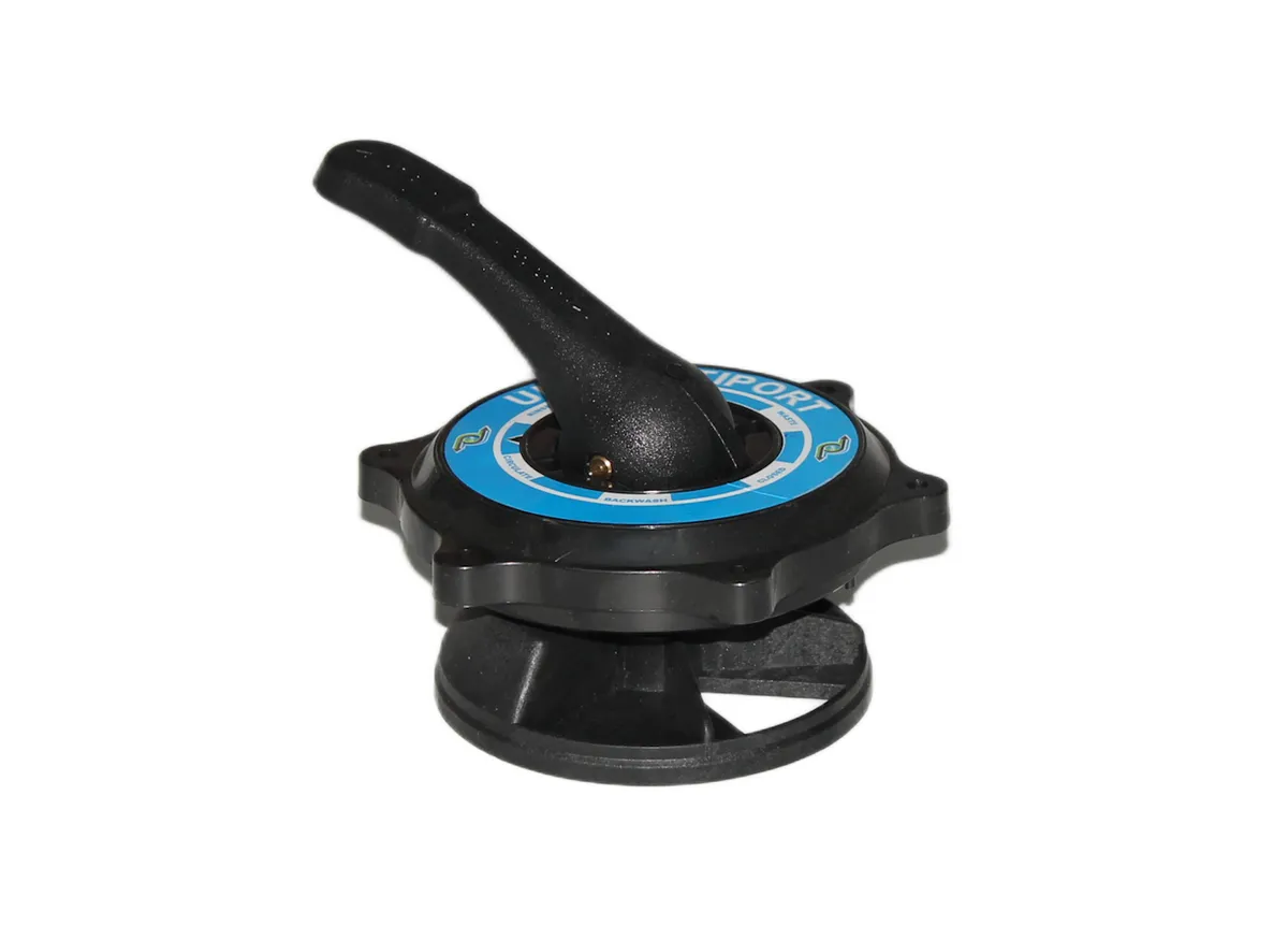Swimming Pool Multiport Valve Top - Black