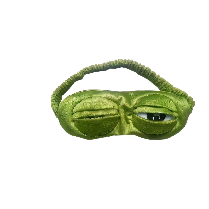 Ultra-Soft Frog Sleep Mask - Alcohol-Free, Gentle for All Skin Types