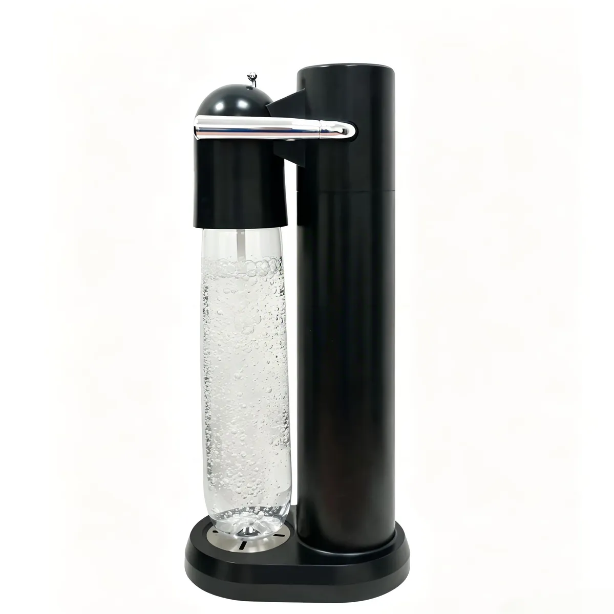 Soda Maker Sparkling Water Machine Carbonator Compact Home Use - Black