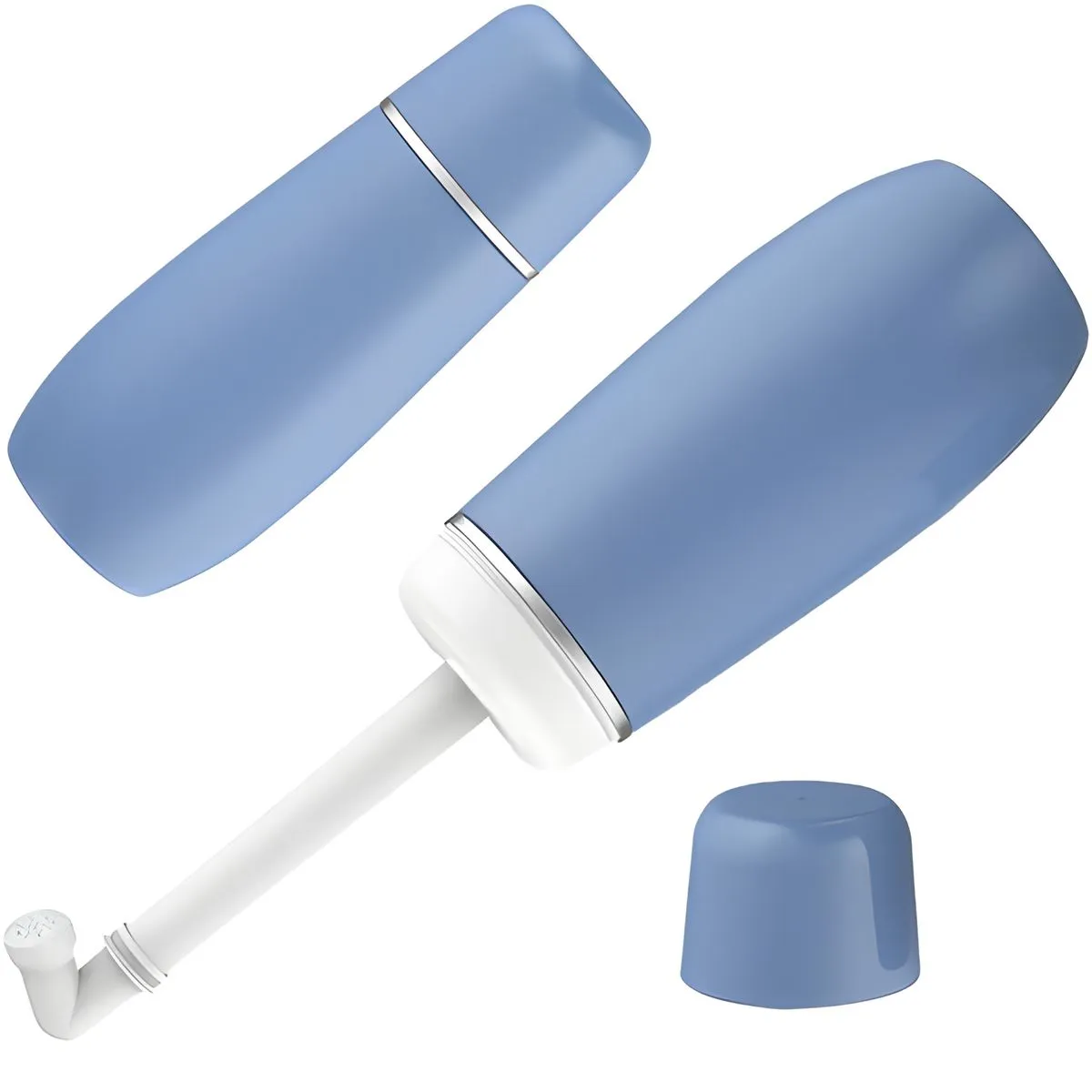 400ML Portable Bidet Bottle Handheld Peri Bottle Personal Hygiene Cleaning - Blue