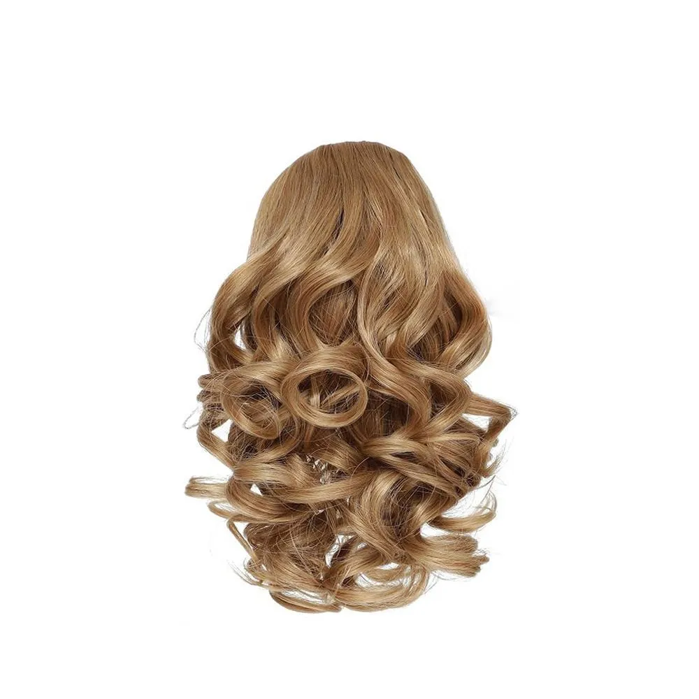 Drawstring Short Roman Curl Ponytail