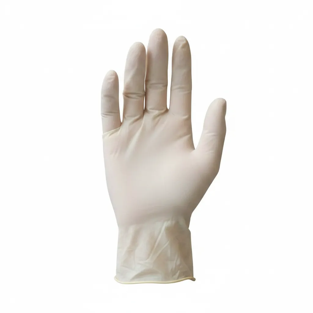 Powder Free Latex Disposable Gloves - 100 Piece