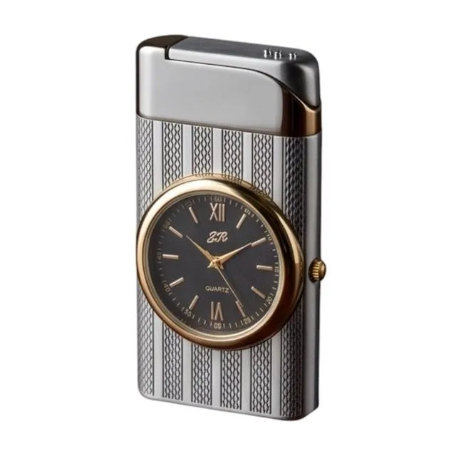 Creative Watch Lighters Inflatable Lighters Gas Lighters - Silver