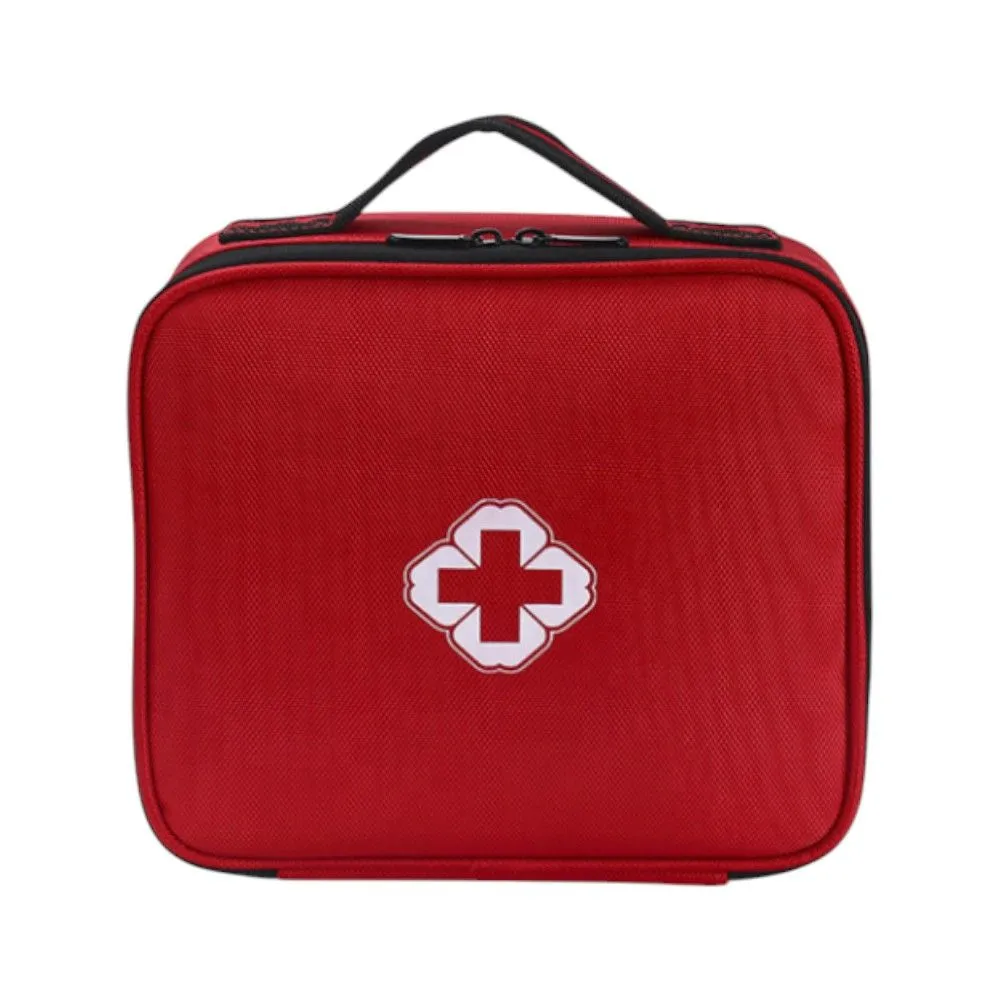 Multi-Purpose Bag For Emergency First Aid Supplies - Red/Black