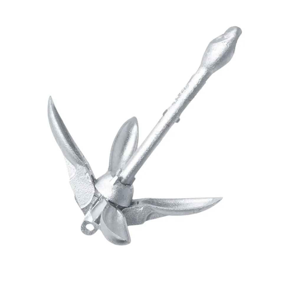 ARFAST - Foldable Galvanised Iron Grapnel Anchor For Kayak/Canoe/Small Boat
