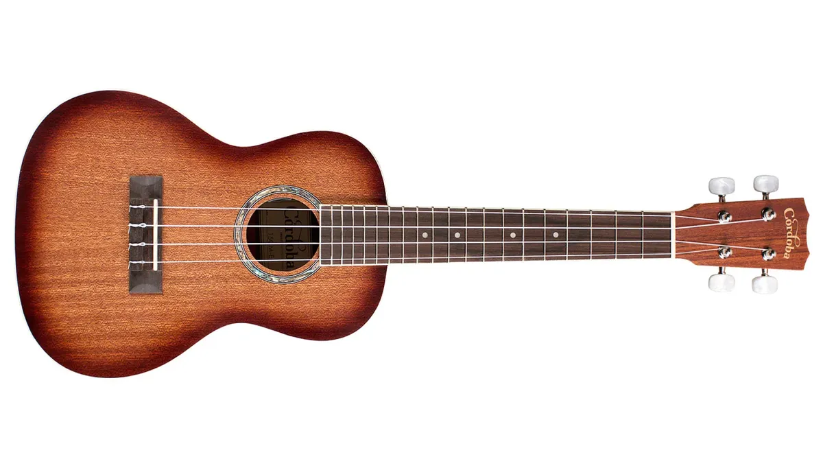 Cordoba 15CM Concert Ukulele - Edge Burst