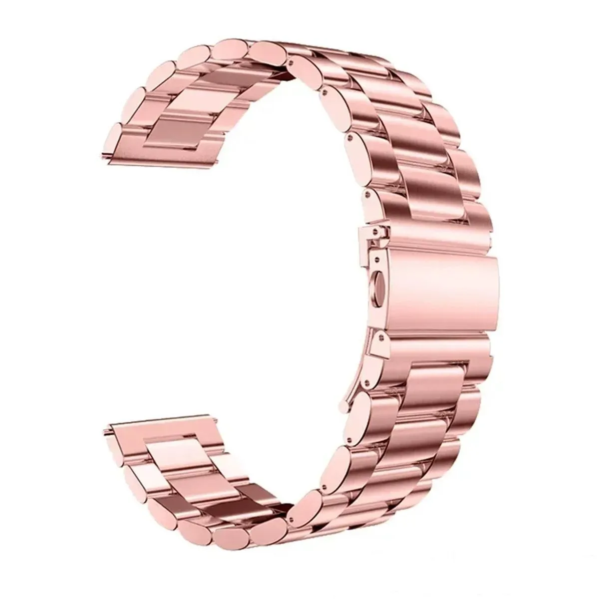 Classic Stainless Steel Strap Compatible for Apple Watch 42/44/45/49mm - Rose Gold