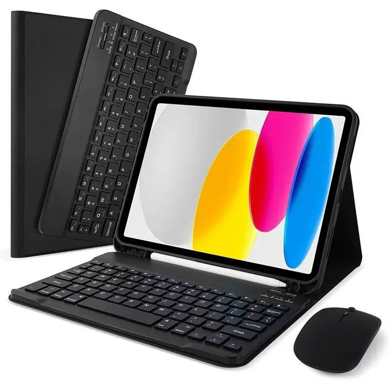 Keyboard case for iPad 10th and 11th generation, 10.9-inch and 11-inch. - Black