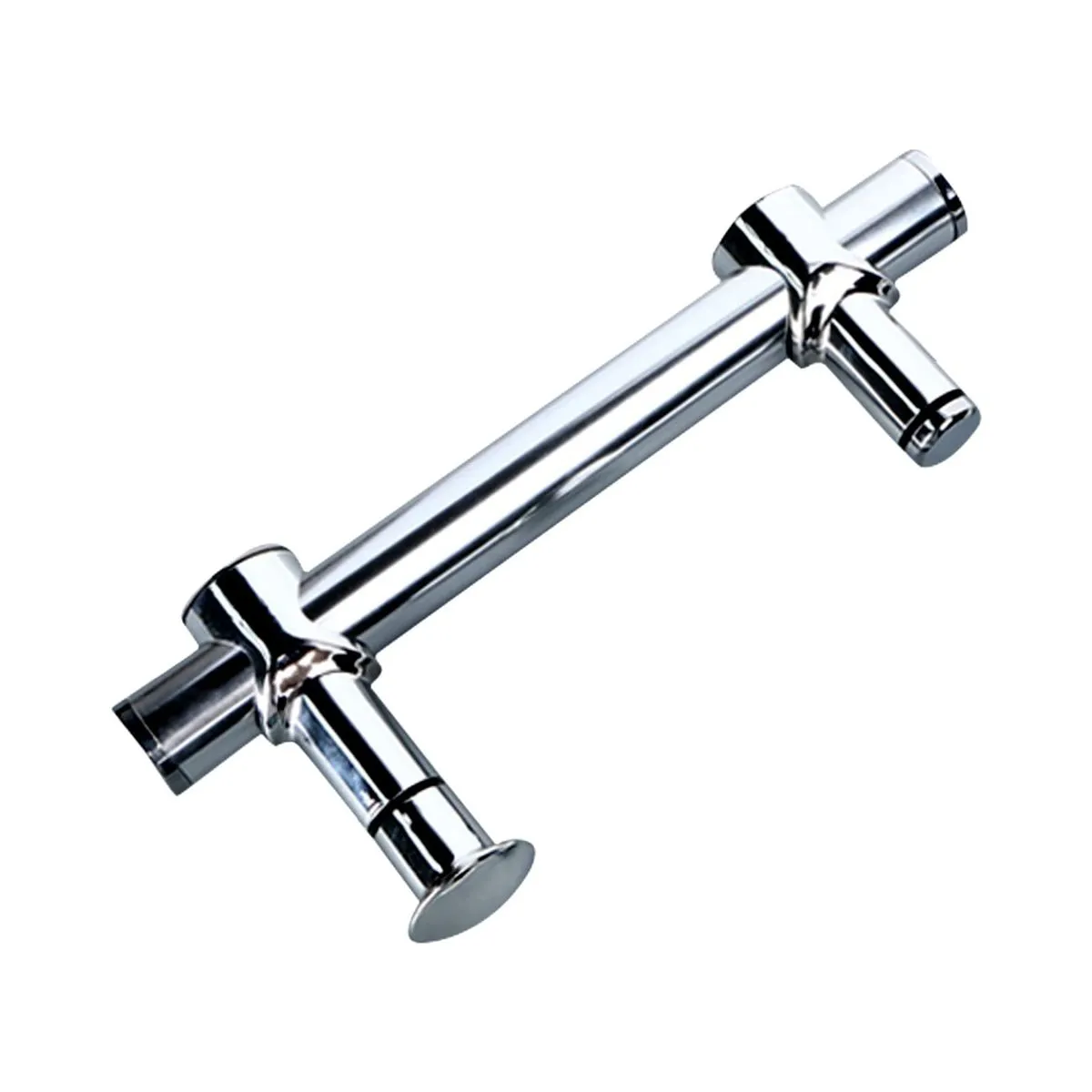 Adjustable Hole Distance Stainless Steel Bright Surface Handrail