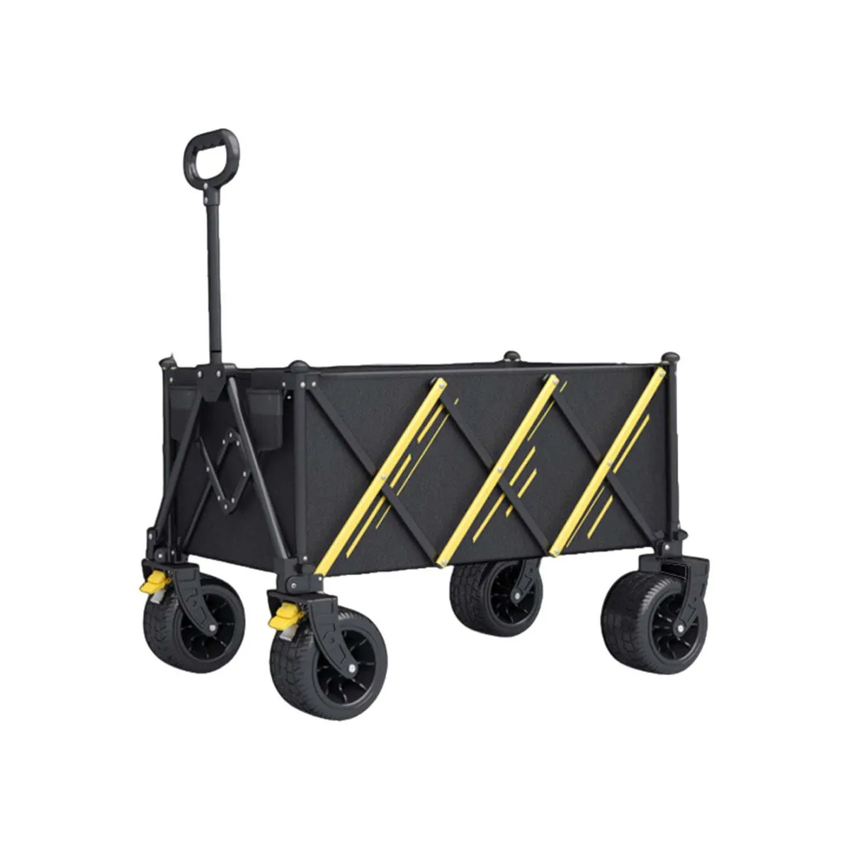 Collapsible Heavy Duty Camping Trolley Beach Trolley Camping Utility Wagon
