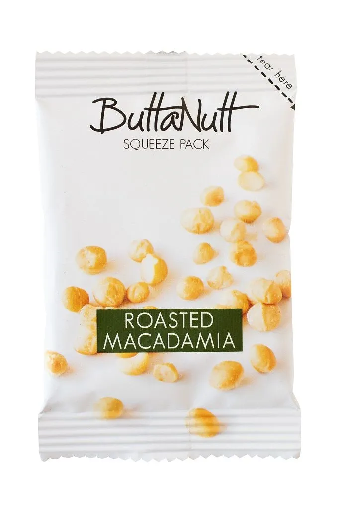 Buttanutt Roasted Macadamia Squeeze - 10 x 32g