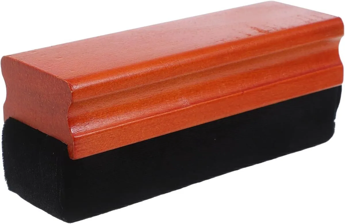 Vinyl Record Brush and Cleaner with Wooden Handle for Turntables & CDs