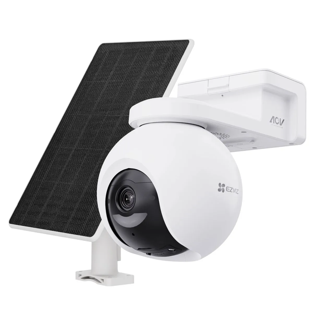 Ezviz CB8 Pro 4K Battery Powered Pan & Tilt Wi-Fi Camera + Solar Panel Kit