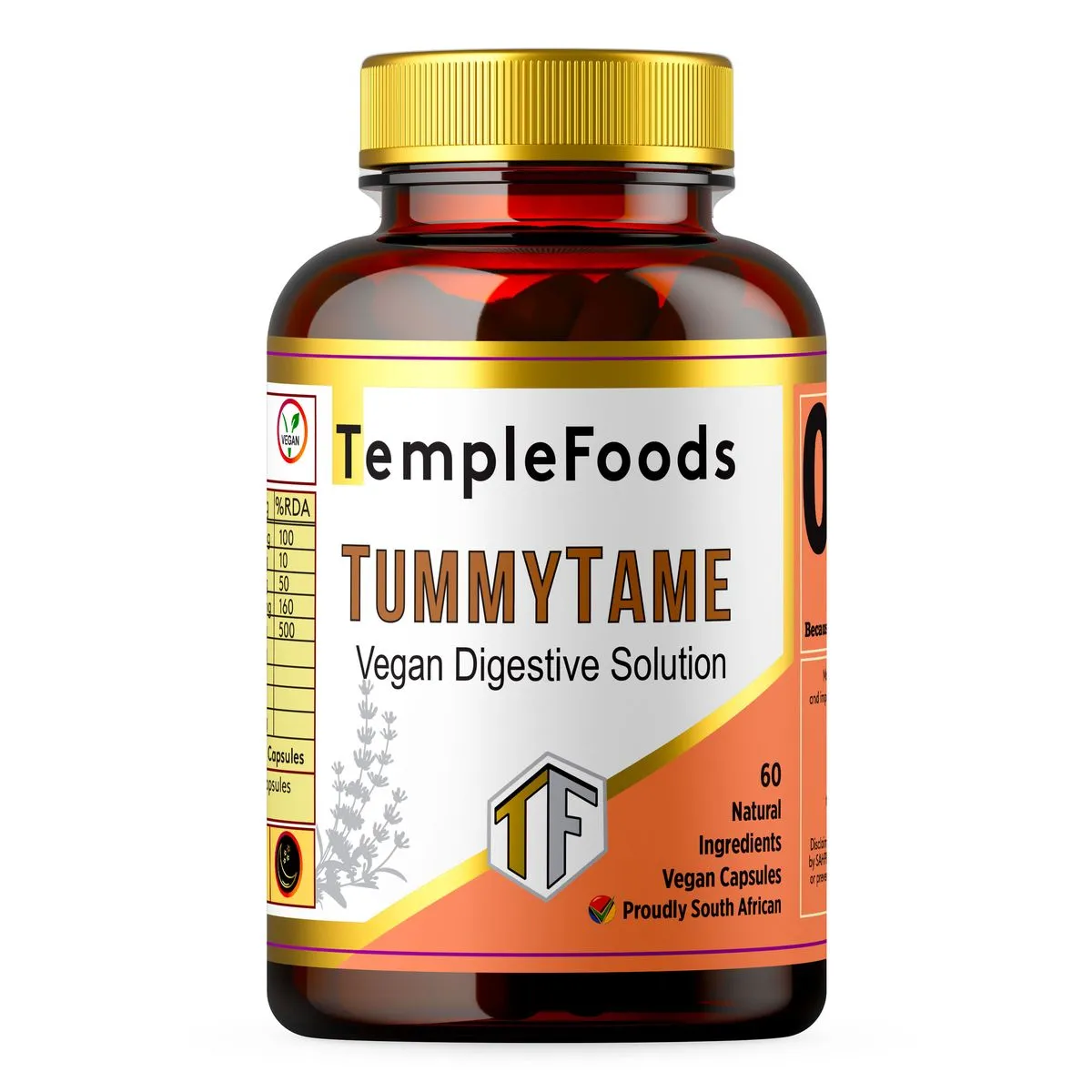 Temple Foods Tummy Tame. Vegan, Natural Digestive Aid