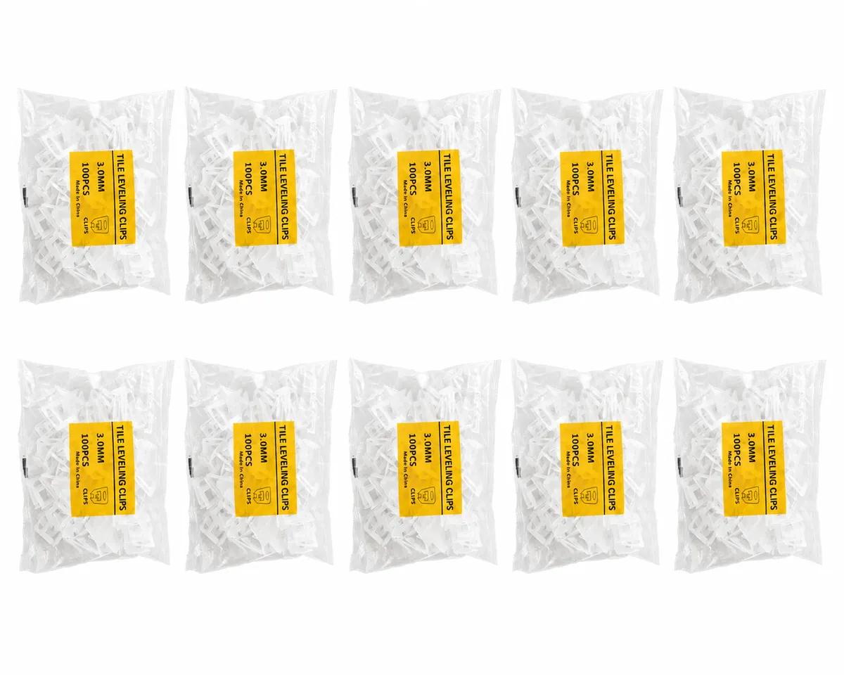 10Packs 3mm Tiles Leveler Spacers Tile Leveling System Clips
