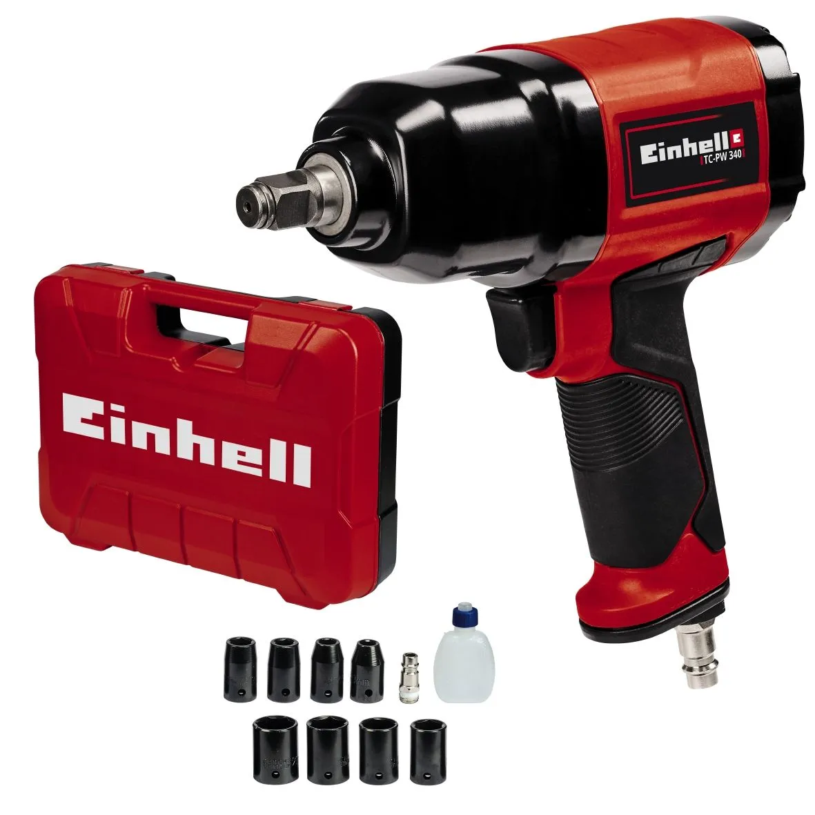 EINHELL - Impact Wrench (Pneumatic) TC-PW 340 high torque 340 Nm incl. case