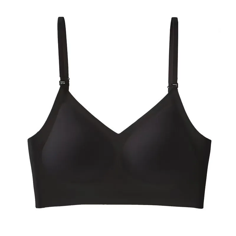 Push Up Backless Full Coverage Bras - Black