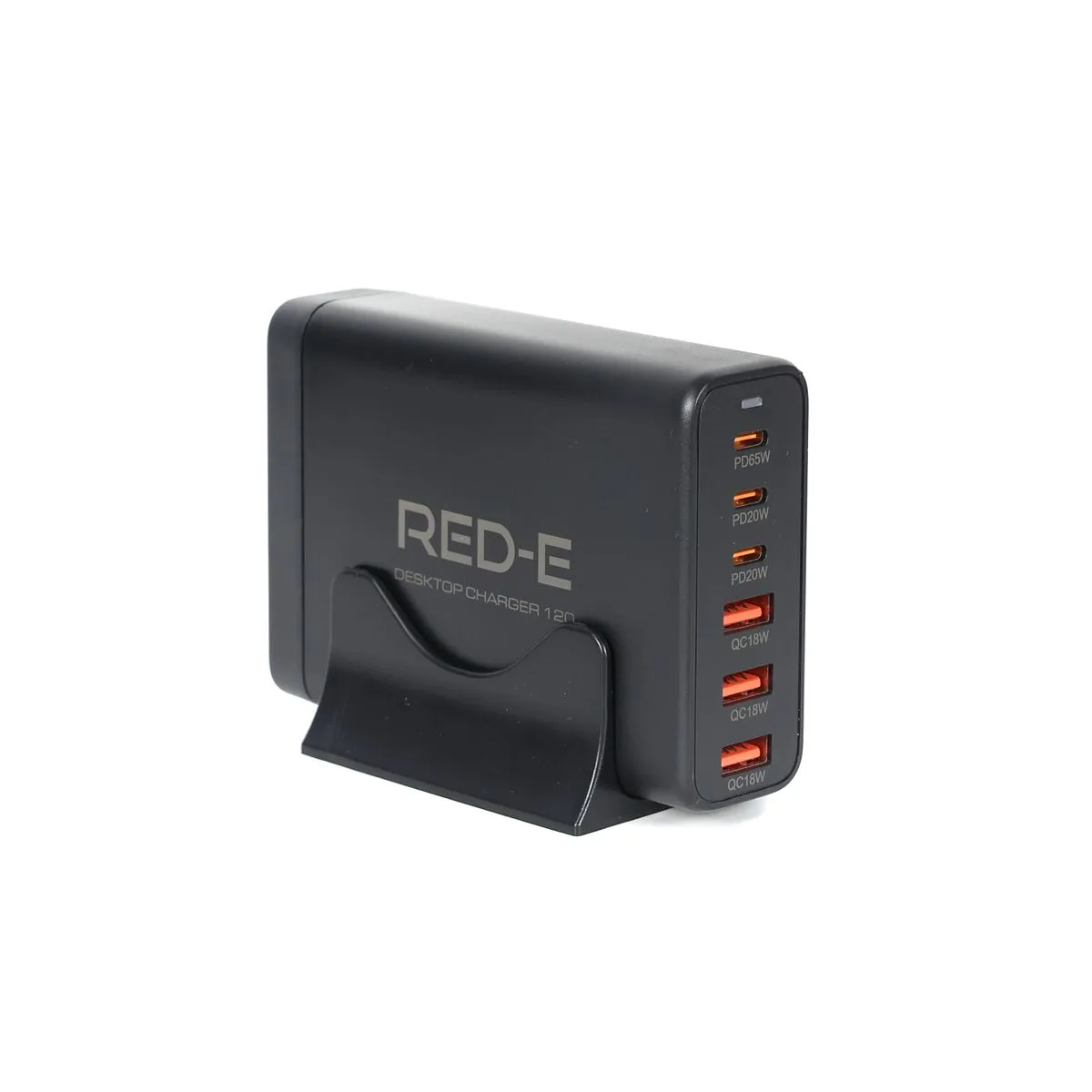 RED-E 6 Port Desktop Charger 120W Total Combined Output Fast Charging Hub