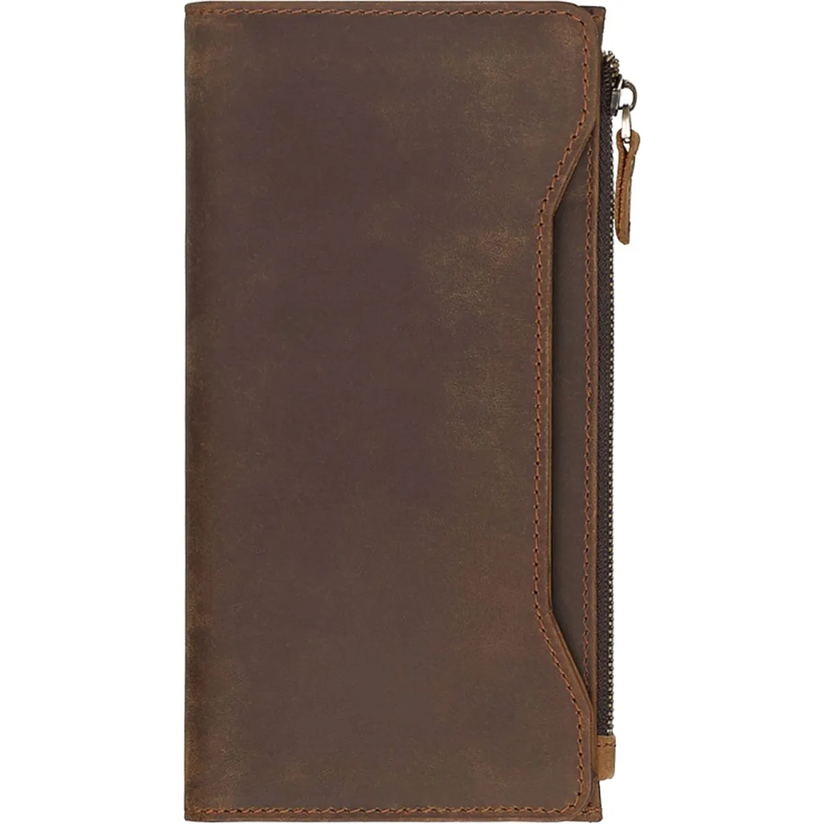 RFID Anti-theft Multi-card Slot Long Leather Wallet Car Accessories