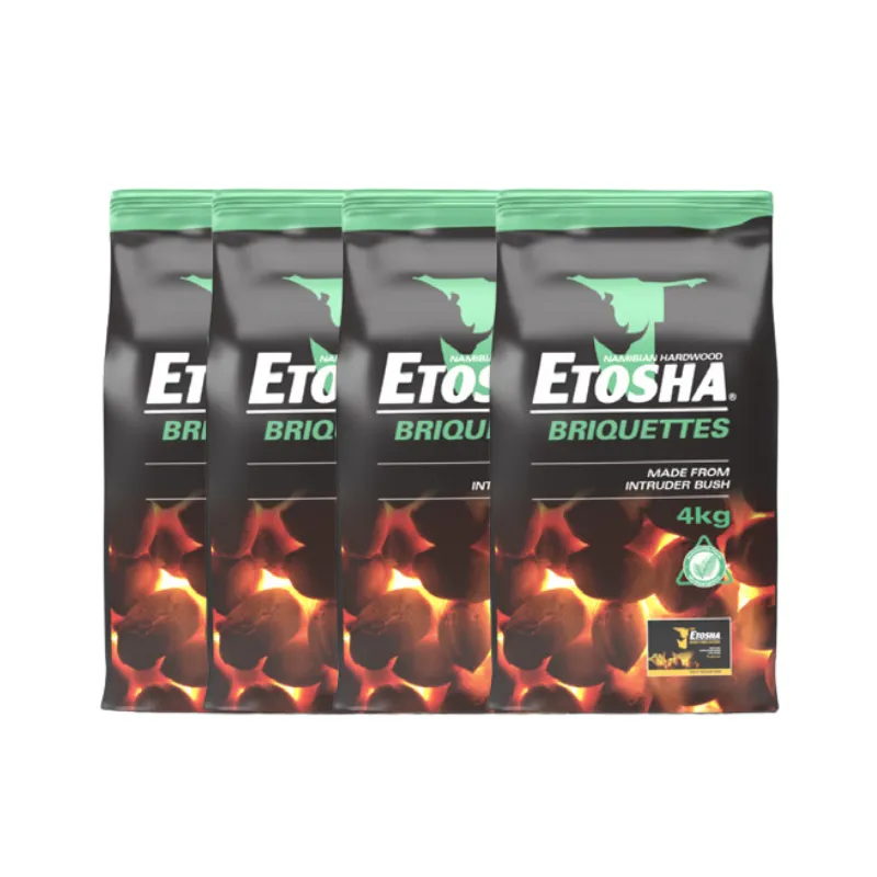 ETOSHA Briquettes 4KG - Pack of 4