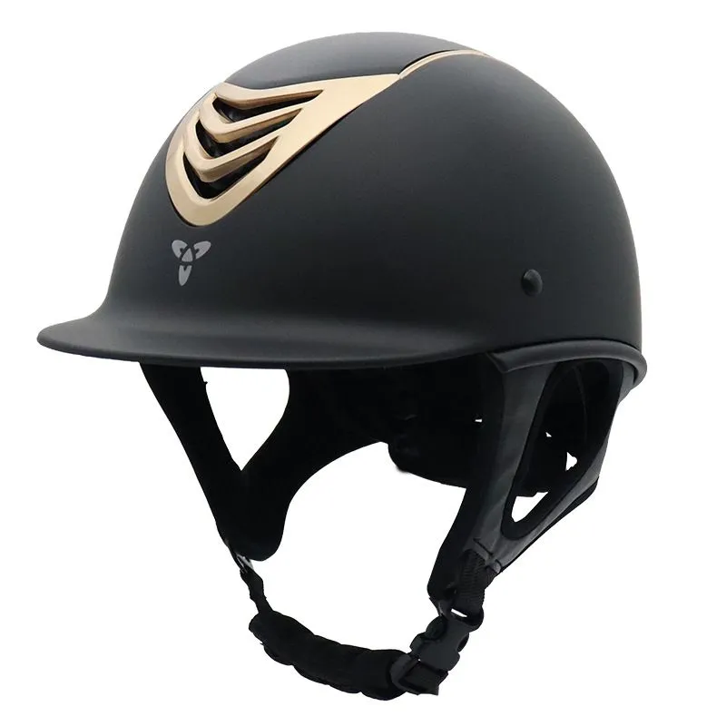 Equestrian Helmet - Kids/Men/Women - Gold - Outdoor Helmet