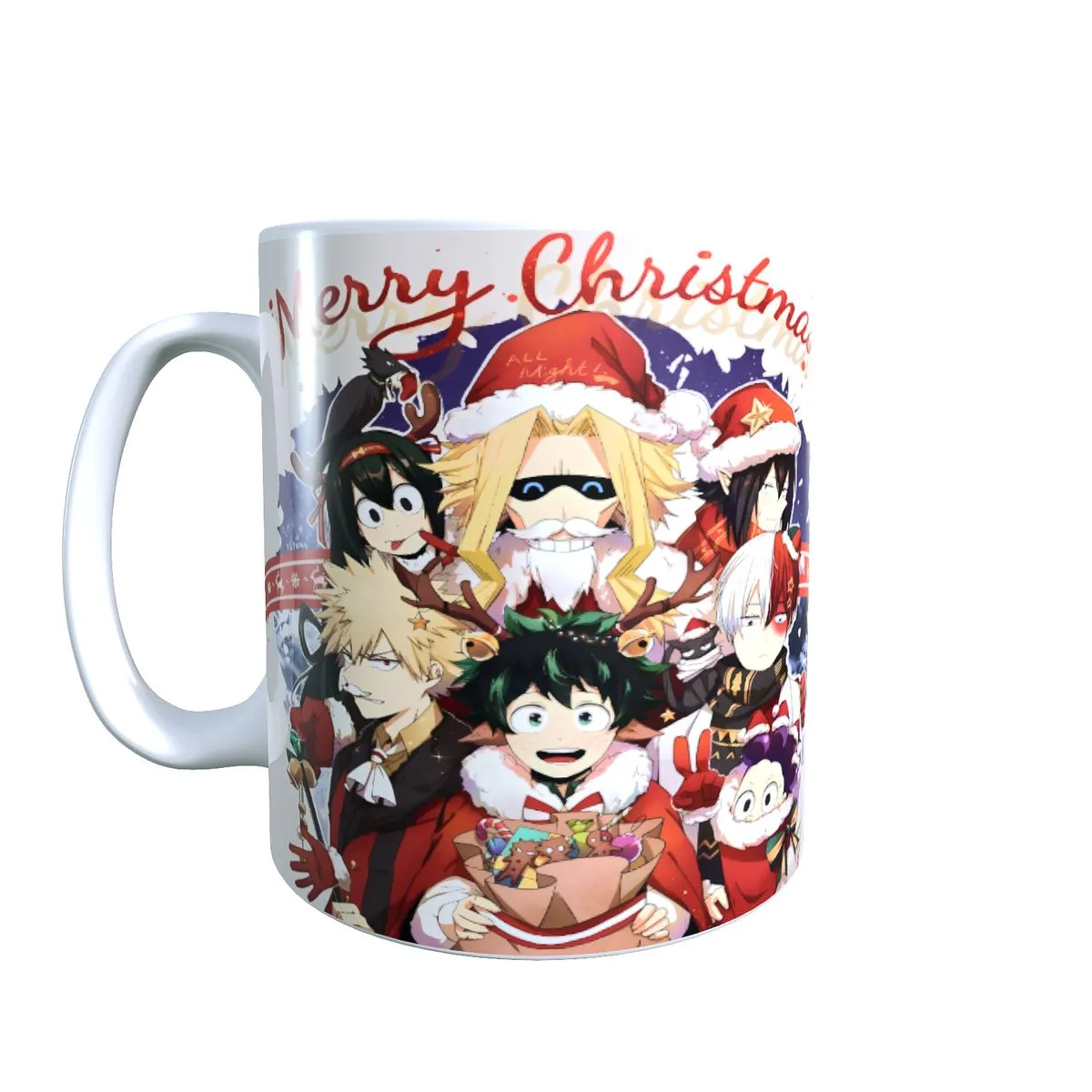 All Might Santa - My Hero Academia Christmas Themed Coffee Mug