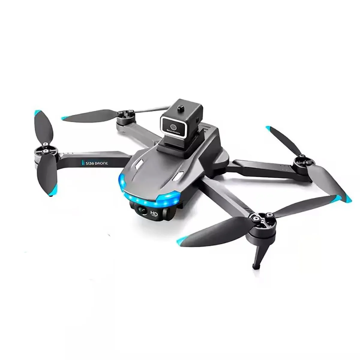 S138 Brushless Motor Drones with HD camera - Black