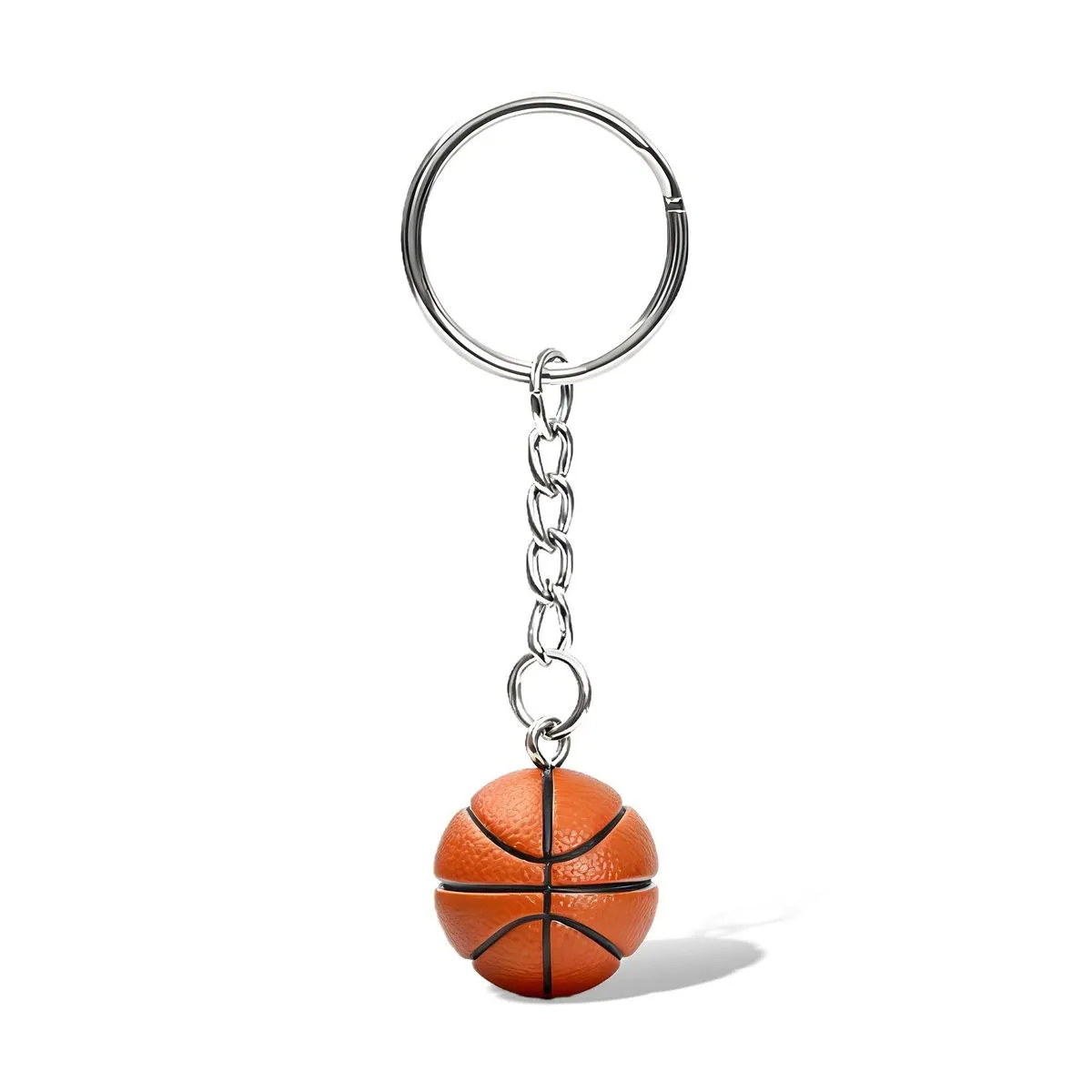 Mini Basketball Keychain - 2.7cm Tiny Sporty Charm