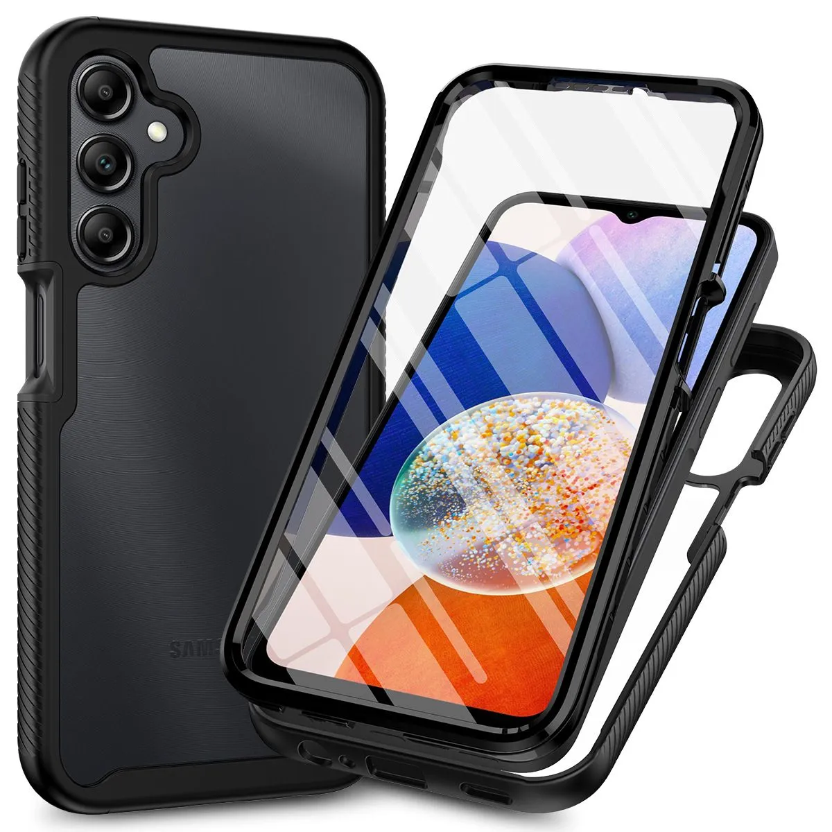 Heavy Duty Bumper 3 in 1 Phone Case Compatible With Samsung Galaxy A26