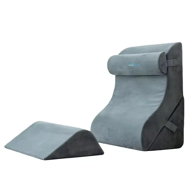 Simply Comfy Sleep Apnea ,Pregnancy & Recovery Household Wedge Pillow - 4 Piece