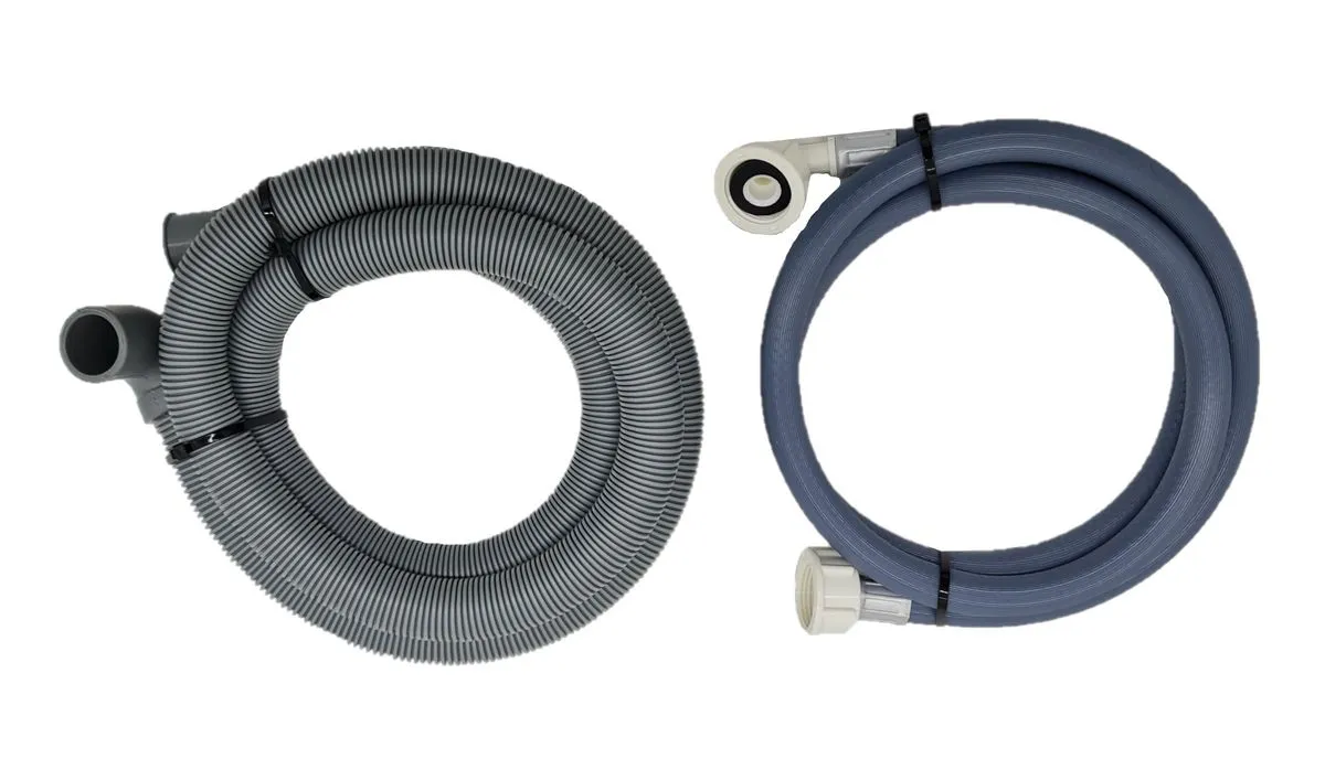 Washing Machine Water & Drain Pipe Set
