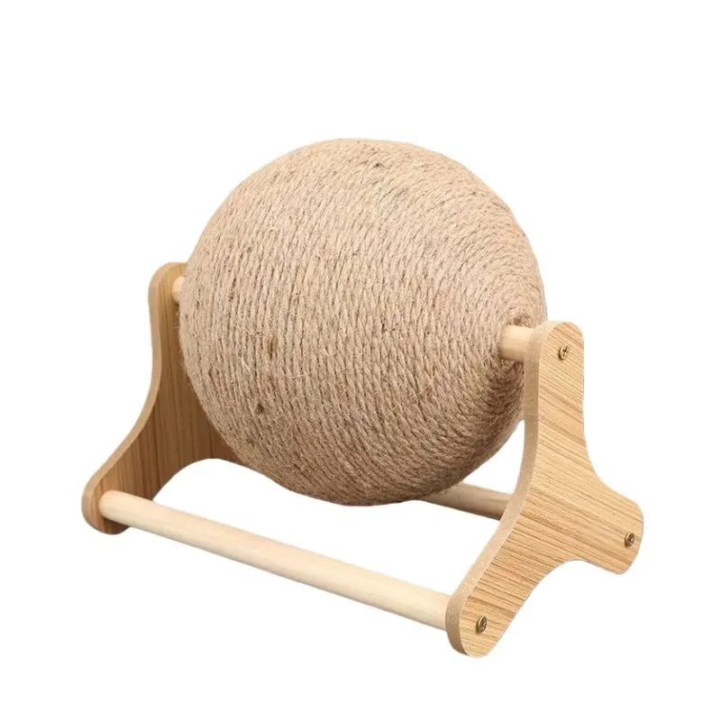 Cat Scratcher Ball: Wear-Resistant, Lint-Free Cat Toy for Self-Play