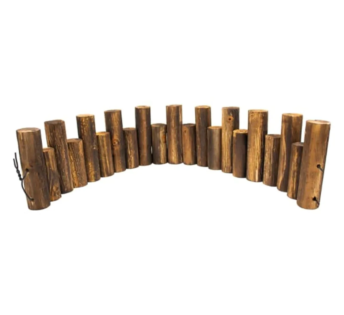 Wooden Log Fence 80cm