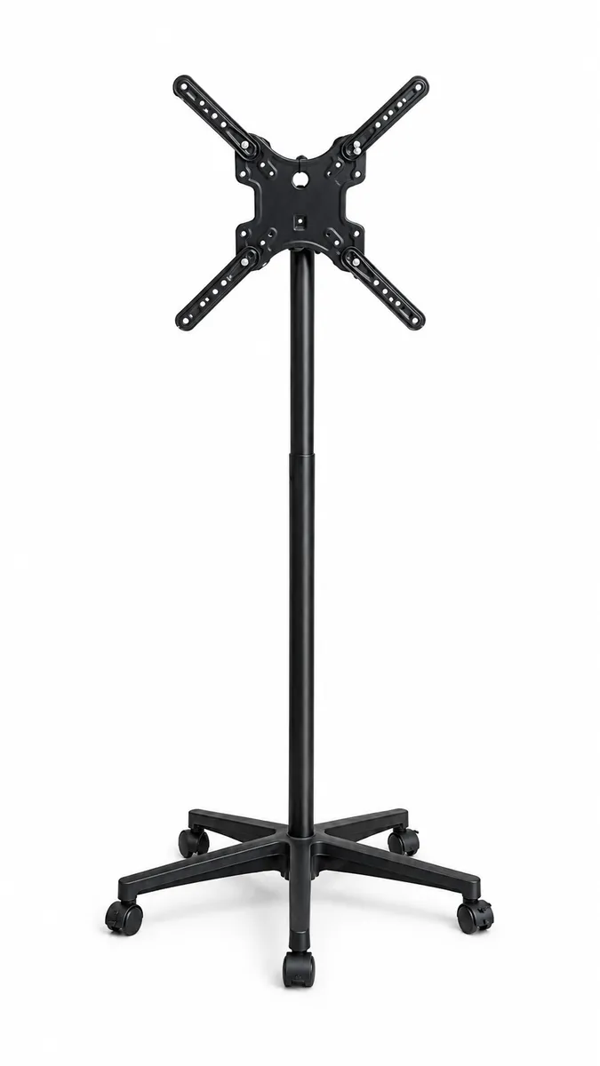 14-45 Inches Mobile Tilting TV Stand With Wheels