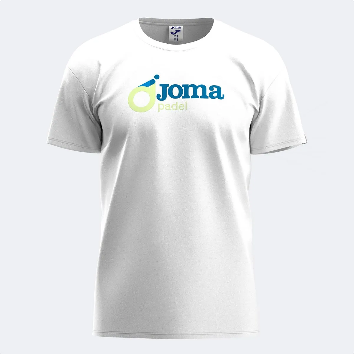 JOMA Men's Torneo Short Sleeve Padel Shirt - White
