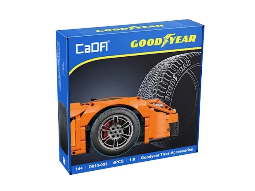 Cada - 1/8 Goodyear Tyres - 4 Pieces