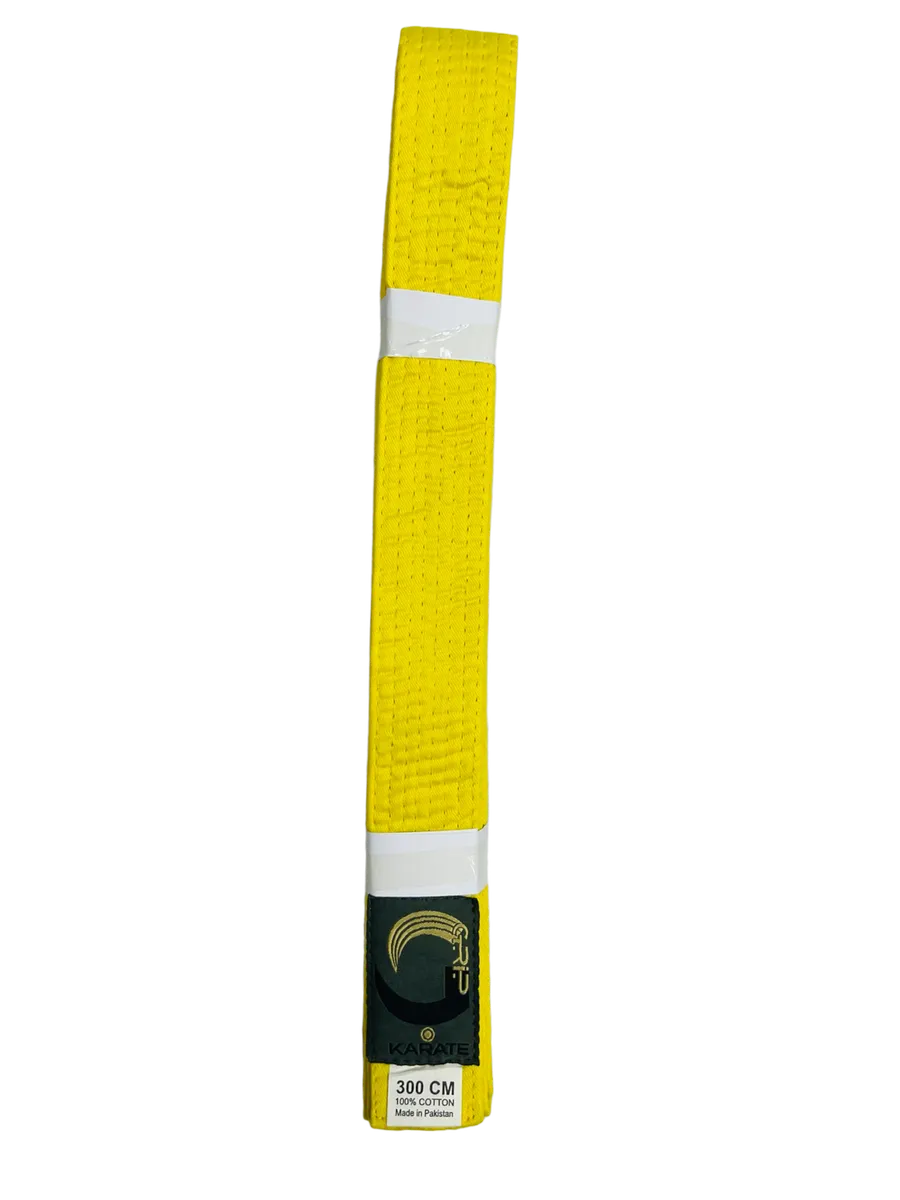 Grip Karate Belt - Yellow
