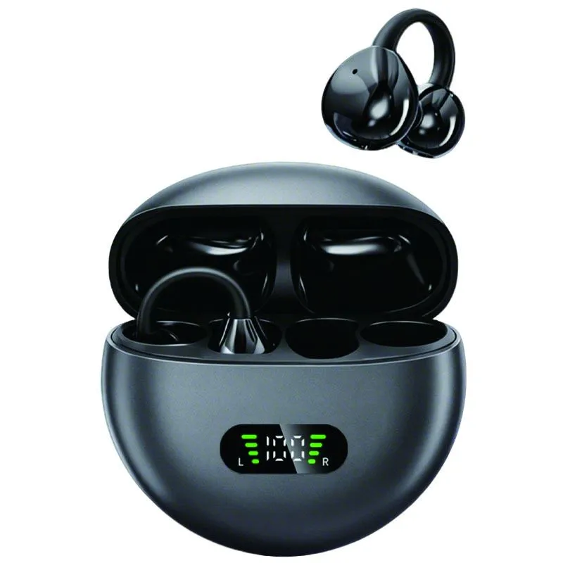 Workout Bluetooth 5.4 Earbuds LED Open Ear Wireless Earphones