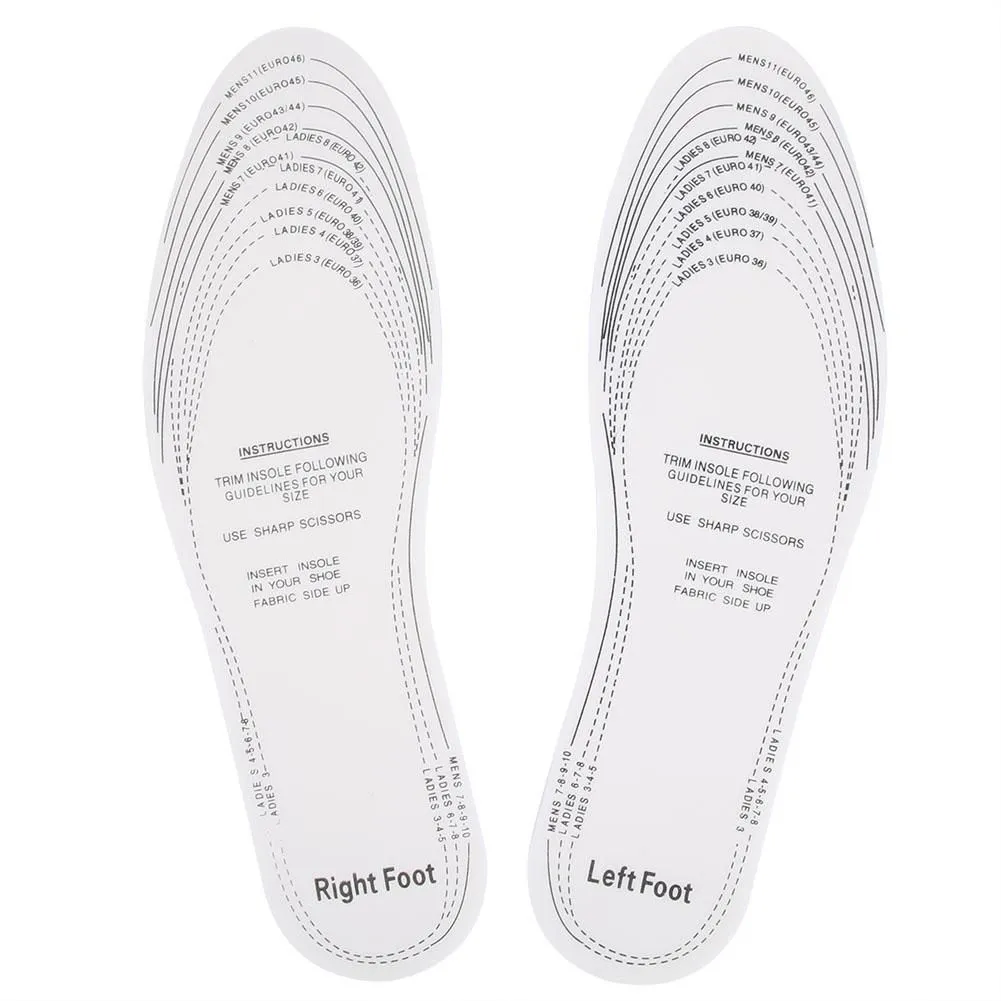 Latex Shoe Insoles Absorbing Sweat Breathable Shock Absorption Deodorant 1
