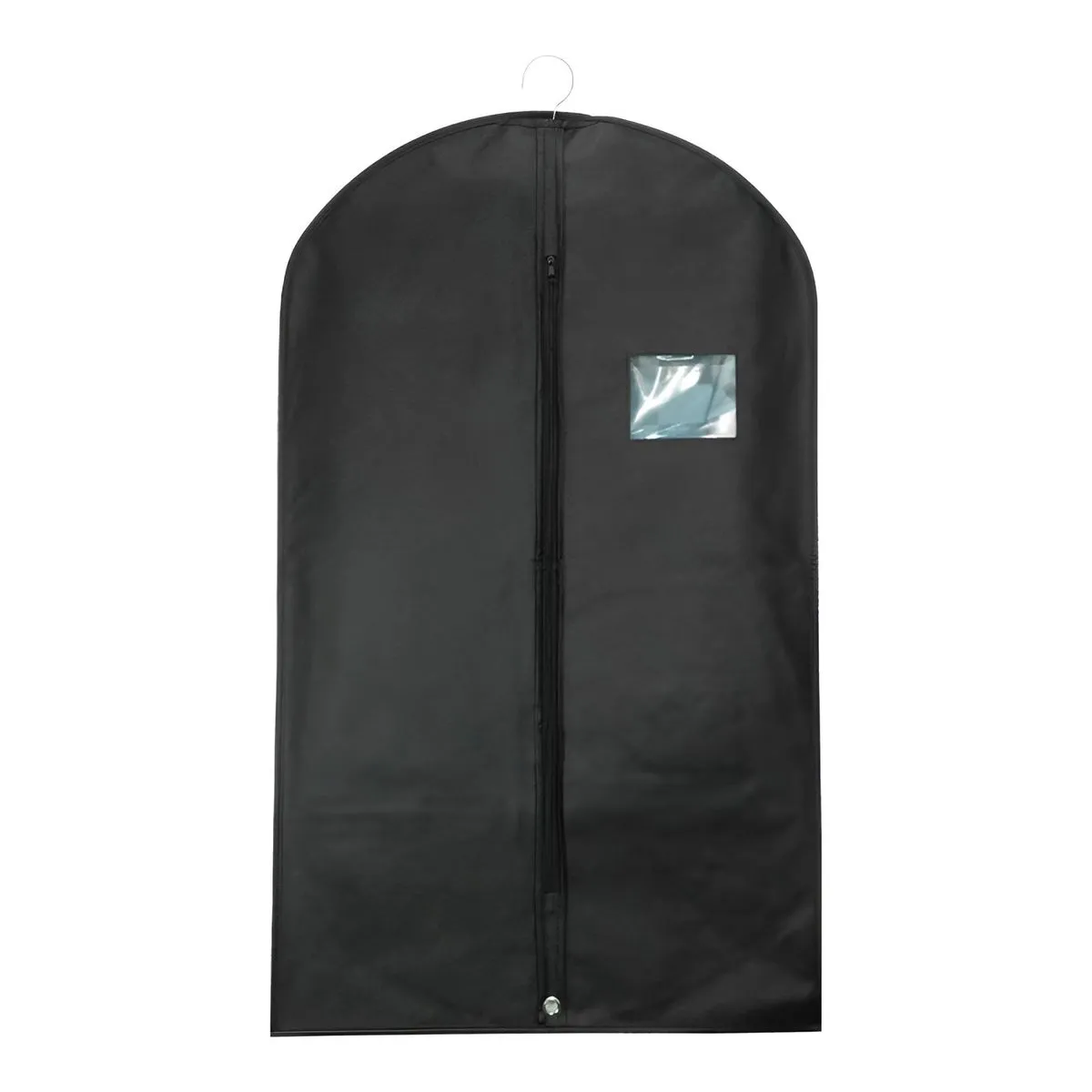 16 Piece Wardrobe Non-Woven Dustproof Suit Garment Bags - Black