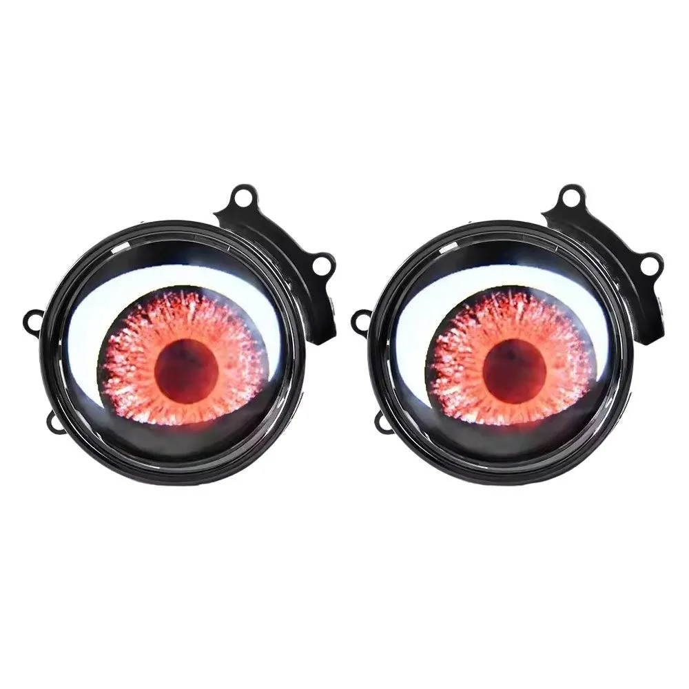 3" Projector 12V LED Devil's Eye Headlight Lamps Sold as a Set