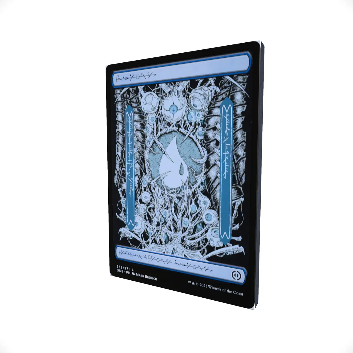 Island (268) (Phyrexian) - Magic the Gathering Themed Mouse Pad