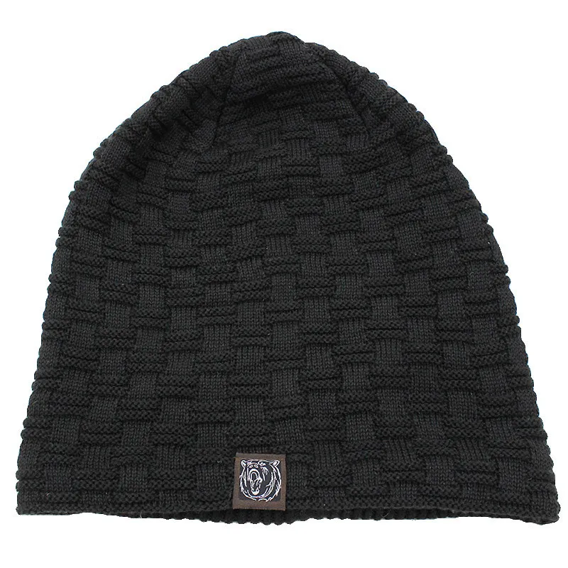 Men, Women, Junior, Boys, Girls, Unisex, Youth Knit Hat - Black