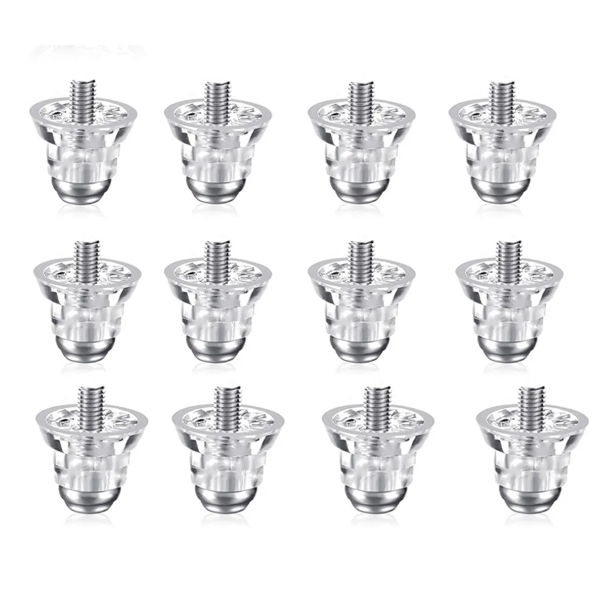 Football Boot Stud Sport Equipment Shoes Stud Replace Component - 12 Pieces